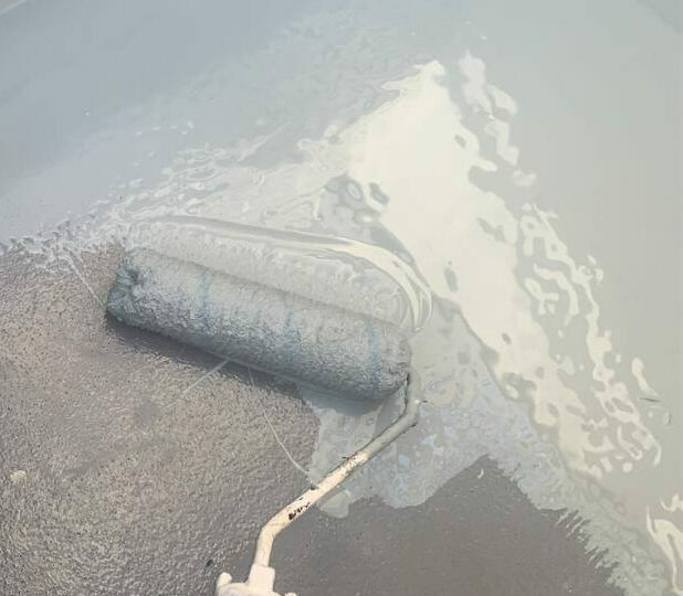 防水層　1回目