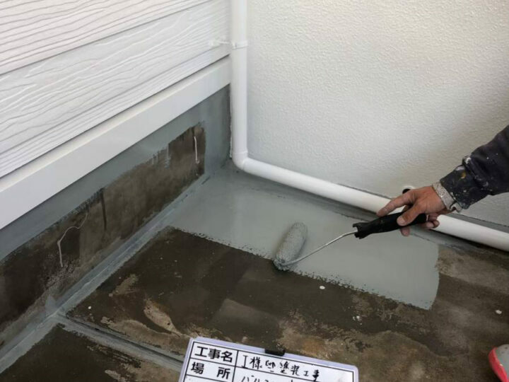 防水層　1回目
